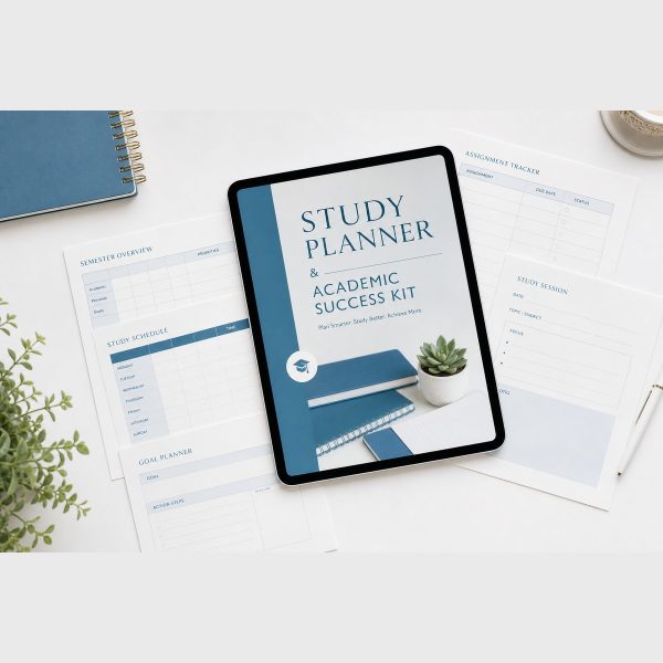 Study Planner & Academic Success Kit