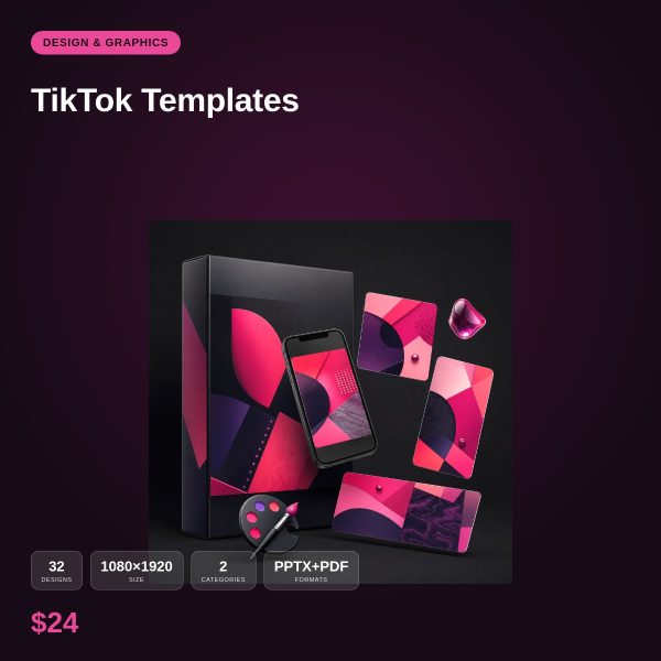 tiktok_Thumbnail TikTok Templates — Trending Designs for Video Covers & Content
