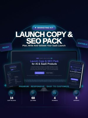 VECTOR — Launch Copy & SEO Pack for AI & SaaS Products