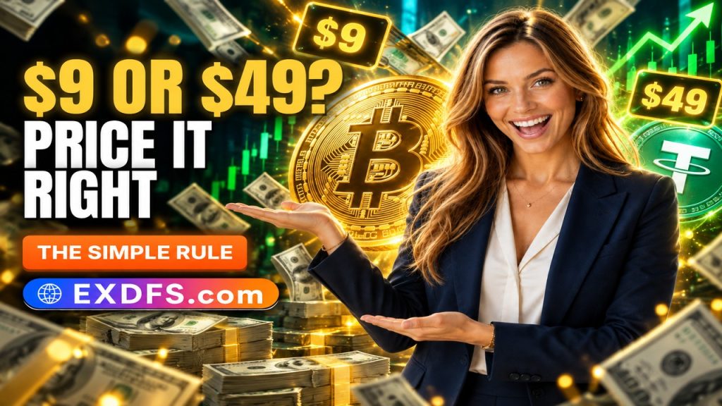 How to Price a Digital Product: The $9–$49 Rule