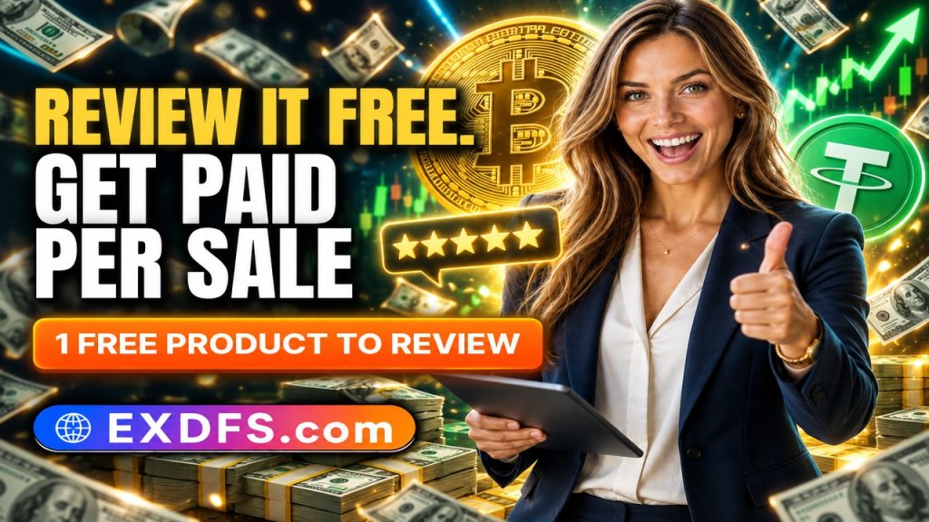 No Product? Review One for Free and Get Paid on Every Sale