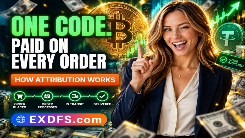 One Creator Code, Paid on Every Order: How Attribution Works on ExDFS