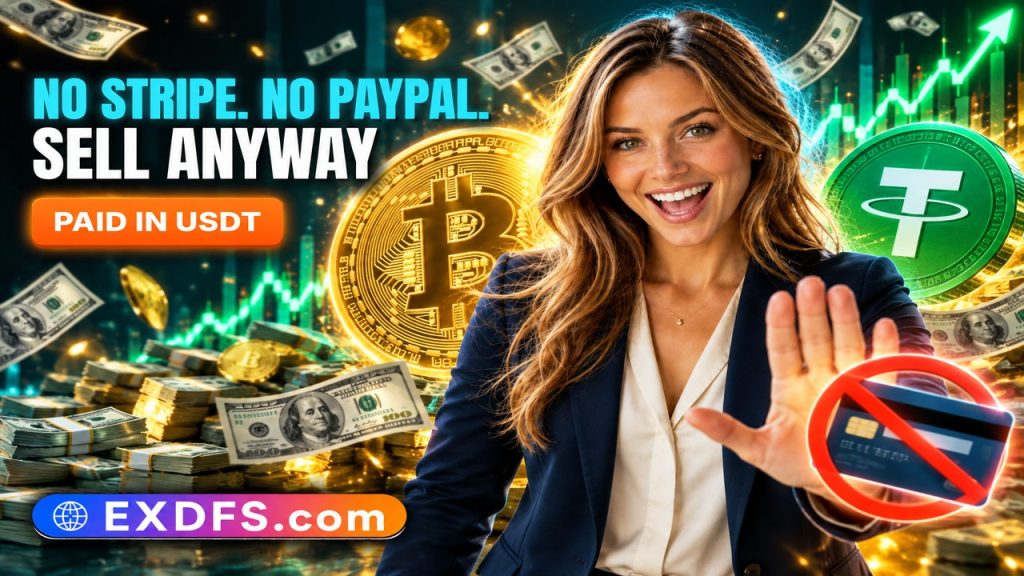 How to Sell Digital Products Without PayPal or Stripe (and Get Paid in USDT)