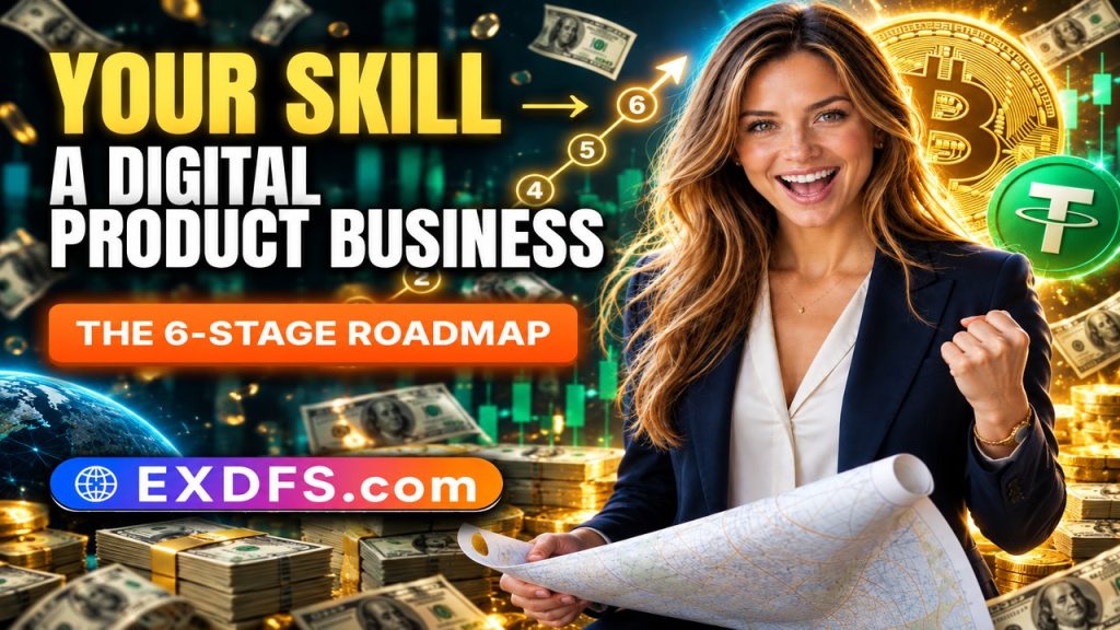 How to Turn Your Skills Into a Digital Product Business: The 6-Stage Roadmap