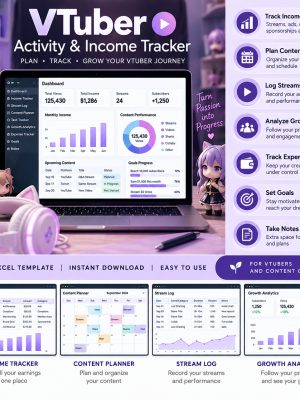 VTuber Activity & Income Tracker