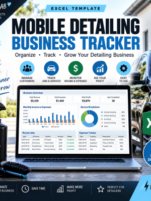 Mobile Detailing Business Tracker