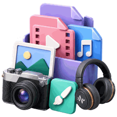 Stock Media & Creative Files category icon – ExDFS