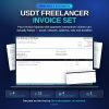 USDT Freelancer Invoice Set — 4 Invoice Layouts, 12 Client Payment Scripts & Invoice Tracker