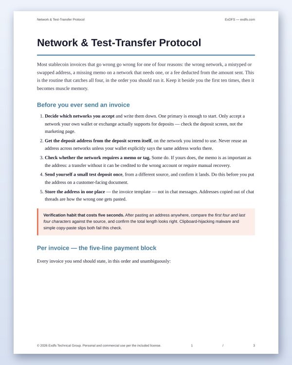 USDT Freelancer Invoice Set — 4 Invoice Layouts, 12 Client Payment Scripts & Invoice Tracker