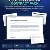 tp-102-Detail-1 USDT Freelancer Contract Pack — 8 Editable Agreements, Stablecoin Payment Terms & Clause Guide