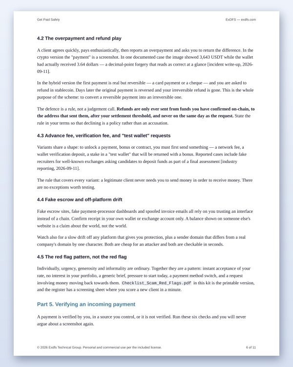 tp-103-guide-5 Get Paid Safely Kit — Address Verification, Payment Checklists & Incident Response Playbook