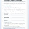 tp-105-questionnaire-4 Crypto Client Onboarding Kit — Payment Terms Sheet, Intake Form, Readiness Questionnaire & 14 Scripts
